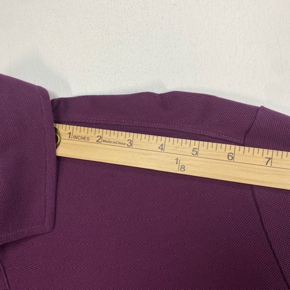 Tommy Bahama IslandZone Long Sleeve Polo Shirt Mens XL Purple Supima Cotton - Picture 6 of 9